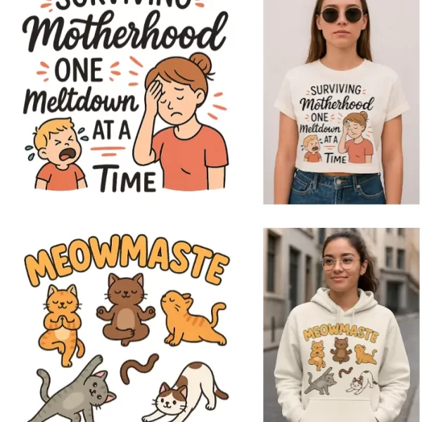 342 Prompts for T-Shirt Designs & Product Mockups avatar