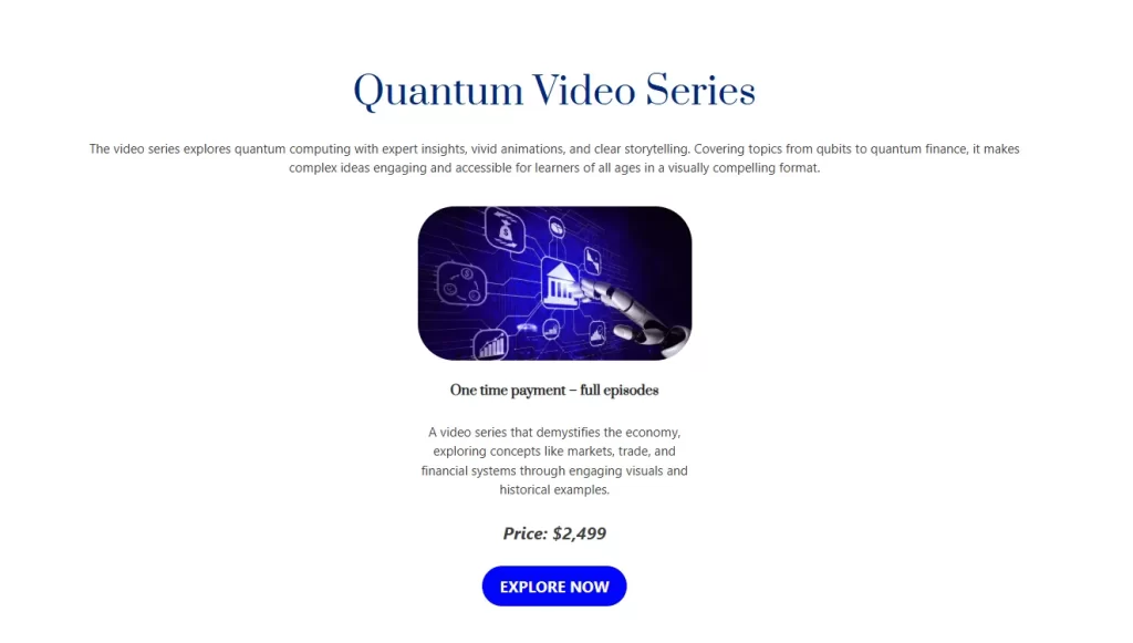 Quantum Computing System pricing