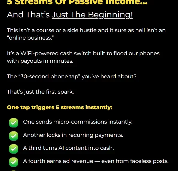wifi passive income streams