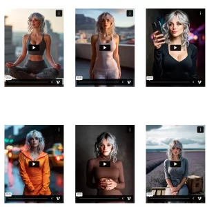 472 Prompts for Female-Influencer Videos