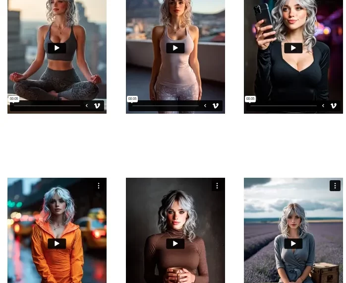 472 Prompts for Female-Influencer Videos